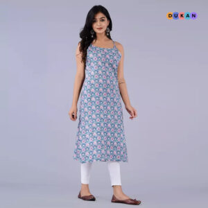 Printed Sleeveless Women's Rayon Summer Kurti | Kolkata Dekho