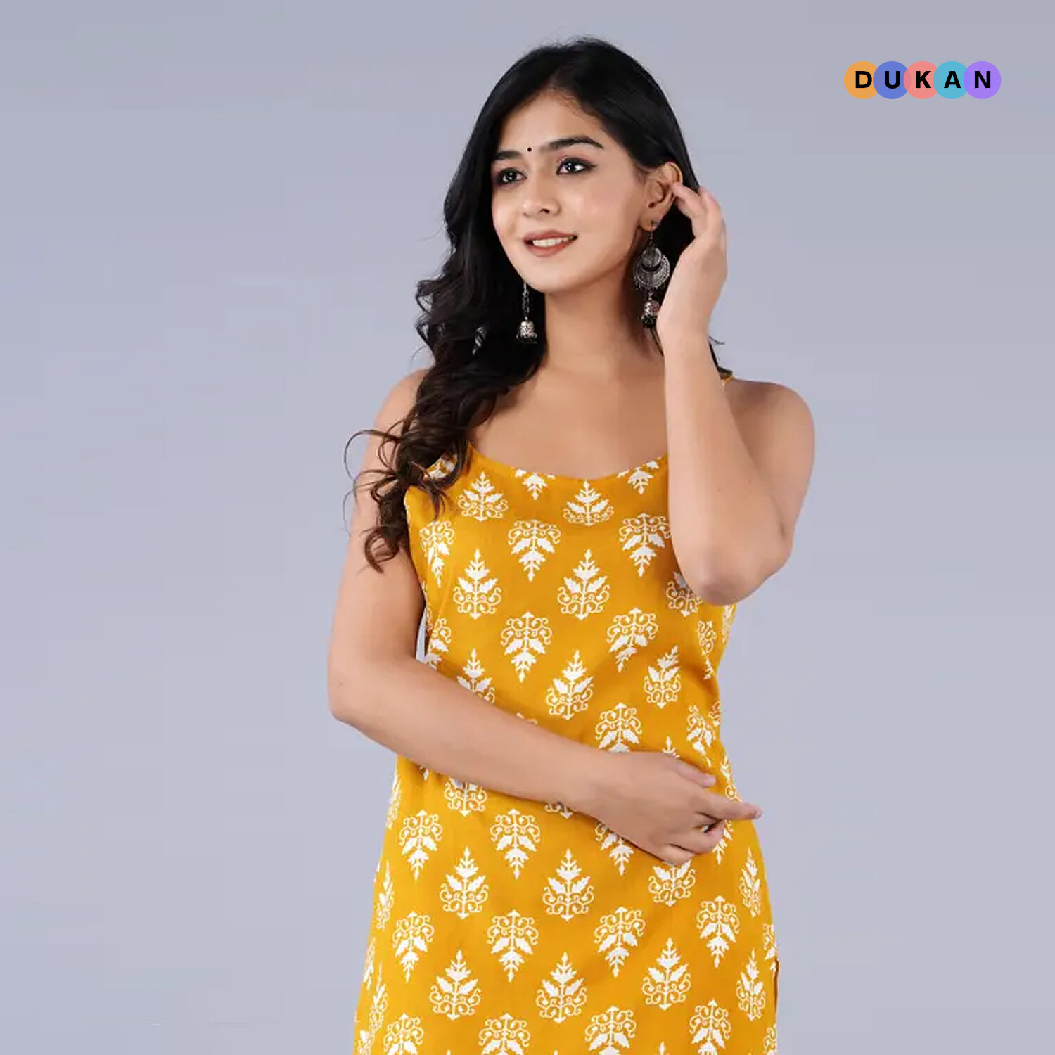 Summer Yellow Kurti For Women - 2 Summer Yellow Kurti For Women